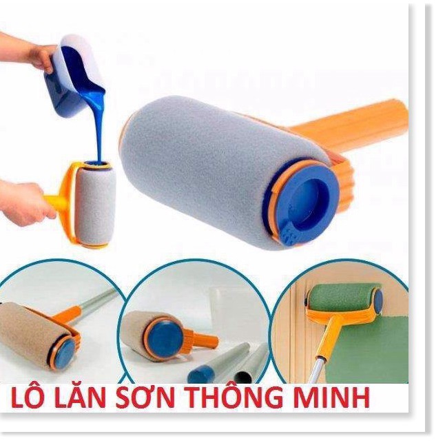 Con Lăn Sơn Thông Minh Bằng Nỉ Cao Cấp kèm ca pha sơn