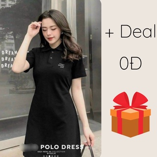 - 𝐏𝐎𝐋𝐎 𝐃𝐑𝐄𝐒𝐒 - đầm polo form body xinh xắn