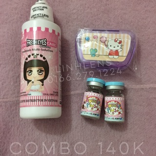 Combo lens ngâm khay