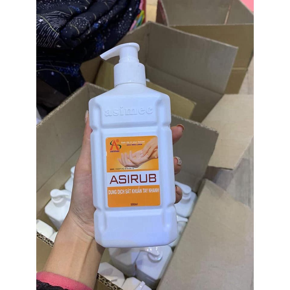 Dung dịch sát khuẩn tay nhanh Asirub 500ml (Dùng trong bệnh viện) | BigBuy360 - bigbuy360.vn
