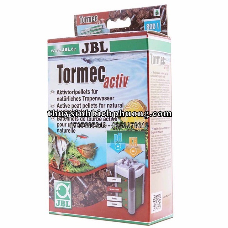 VẬT LIỆU LỌC TORMEC ACTIV JBL GIẢM ĐỘ CỨNG CỦA NƯỚC GIẢM PH TỐT CHO HỒ CÁ THUỶ SINH