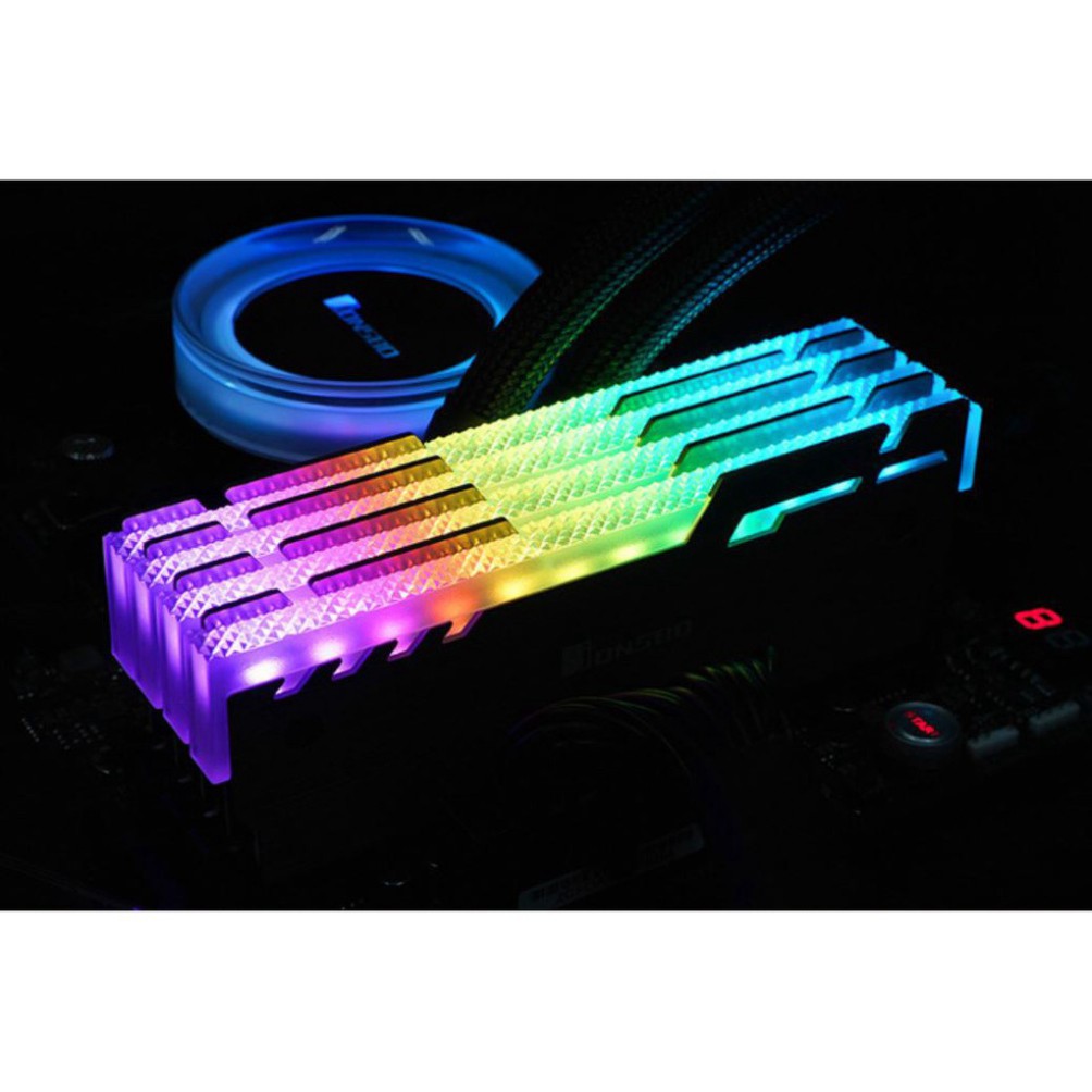 LD Bộ 2 Tản Nhiệt Ram Jonsbo NC-3 Led RGB - hỗ trợ Đồng Bộ Hub Coolmoon / Đồng Bộ Mainboard 12 Q80