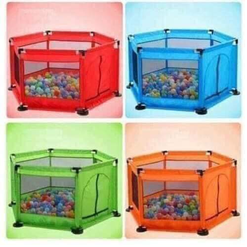 QUÂY BÓNG CHO BÉ KHUNG INOX TẶNG KÈM BÓNG