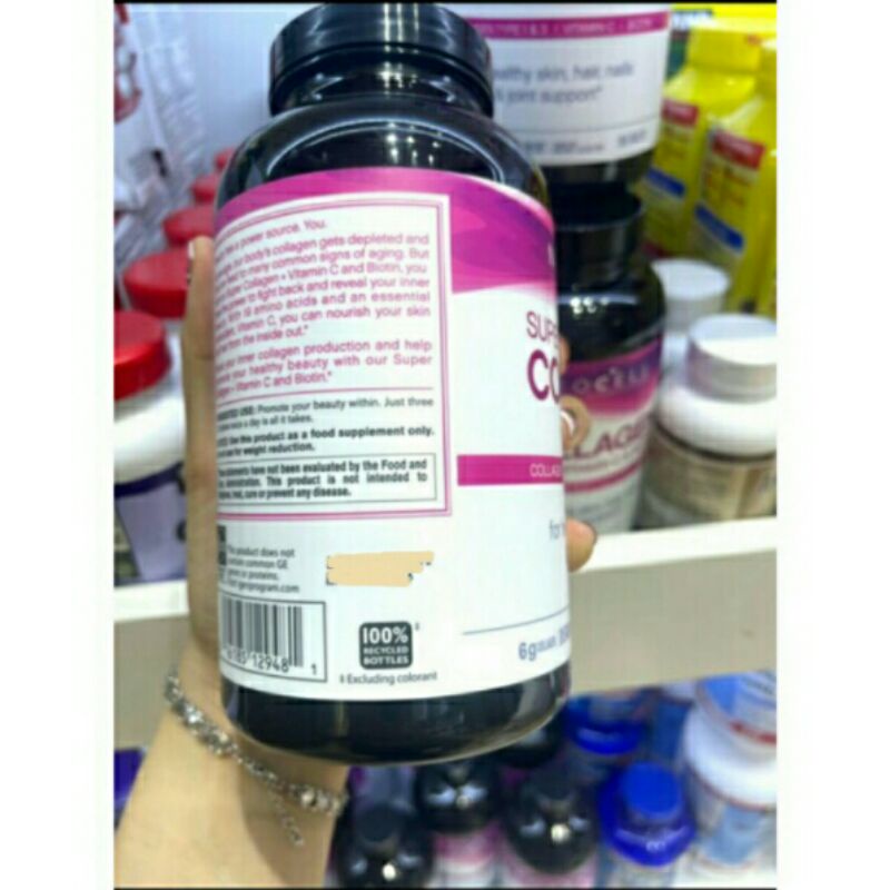 Viên uống dưỡng da Neocell Super Collagen + Vitamin C & Biotin 360 viên của Mỹ