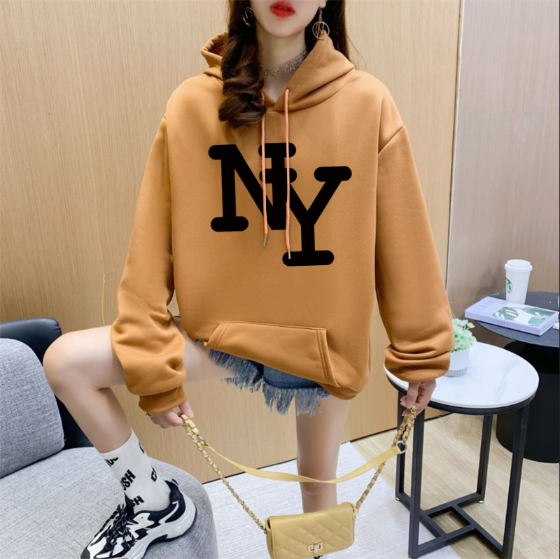 NRVP Áo Nỉ Nữ Dài Tay Có Mũ Thời Trang Hàn 2020