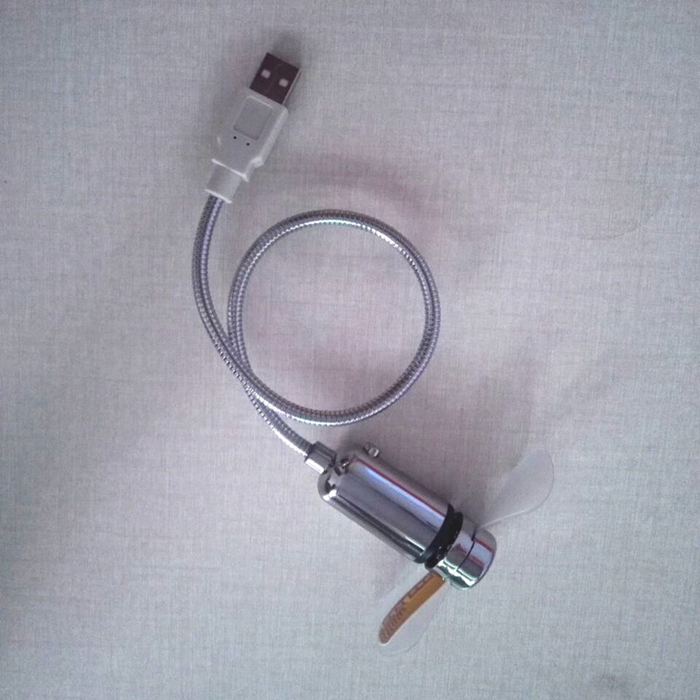Quạt USB mini có đèn led hiển thị thời gian linh hoạt tiện lợi