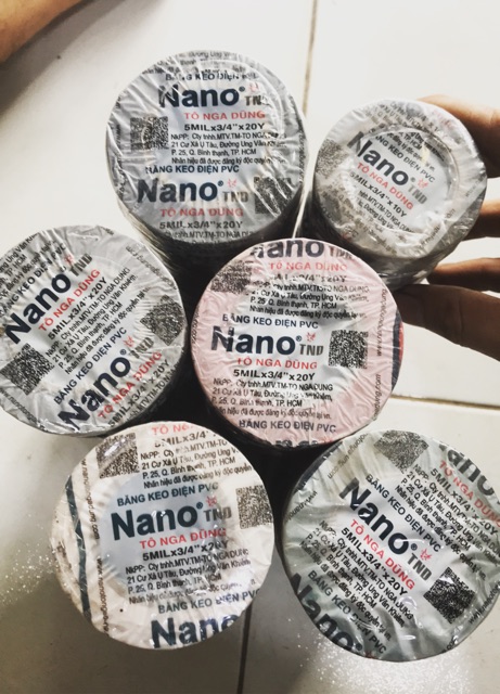 Băng keo cách Điện Nano(Tô Nga Dũng) đủ màu