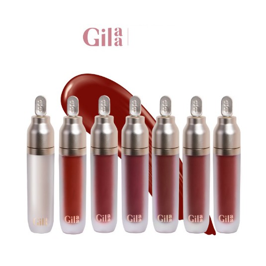 Combo Phấn nước Gilaa Long Wear DD Cushion (13g) &amp; Gilaa Plumping Lip Serum (3.8g)