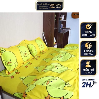 Sét 5 món vỏ chăn ga gối Coton poly cao cấp Bộ Vỏ Chăn Family Bedding