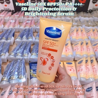 Sữa Dưỡng Thể Trắng Da Vaseline 10X - 50X - Niacinamide Tone Up, dưỡng thể nâng tông chống nắng mùa hè