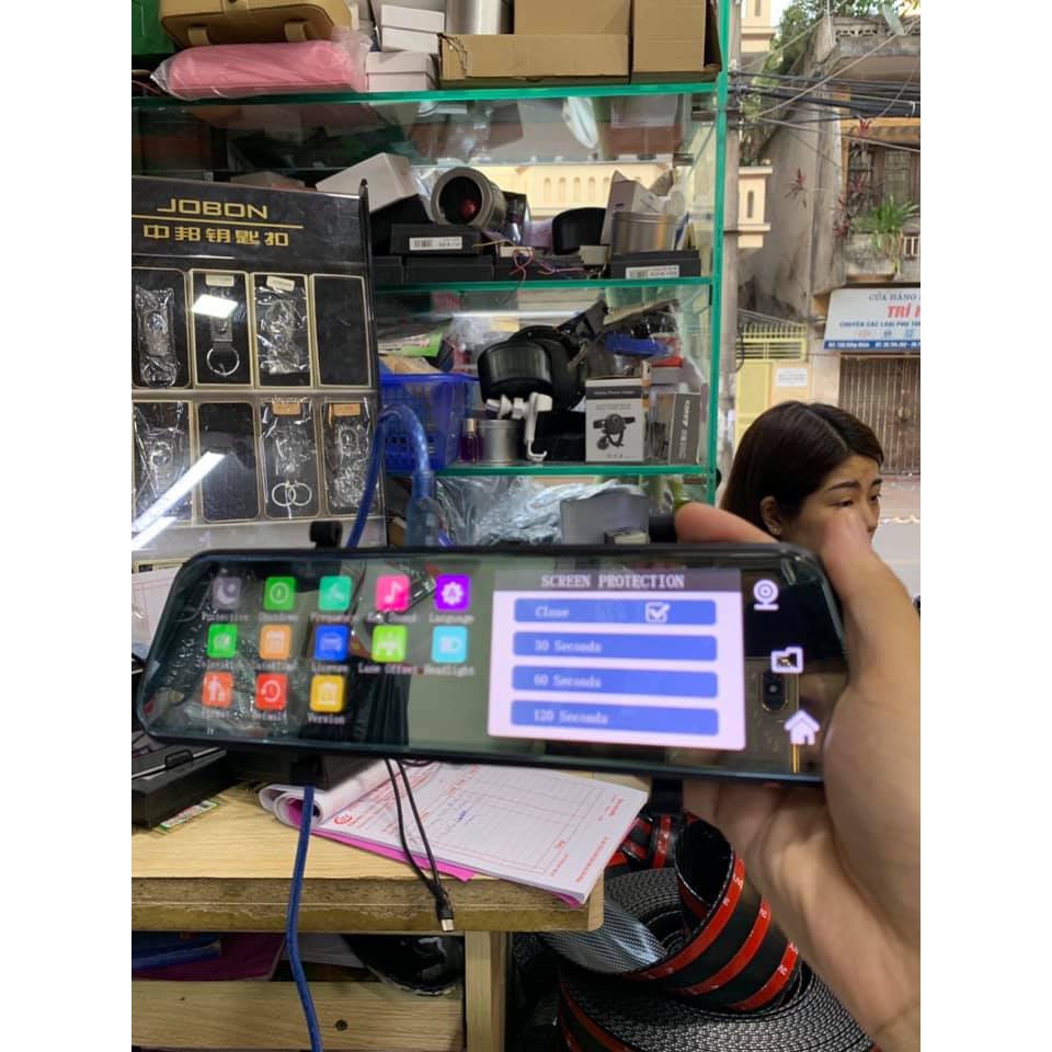 CAMERA HÀNH TRÌNH ANYTEK T12 GƯƠNG 10 INC ANYTEK T12 SIÊU NÉT FULLHD KÈM CAMERA LÙI | BigBuy360 - bigbuy360.vn