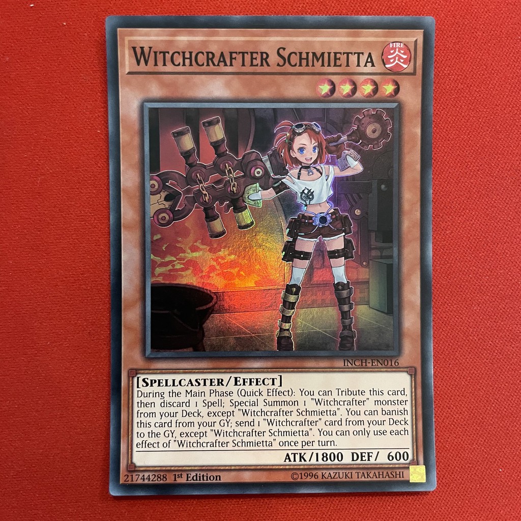 [EN][Thẻ Bài Yugioh Chính Hãng] Witchcrafter Schmietta