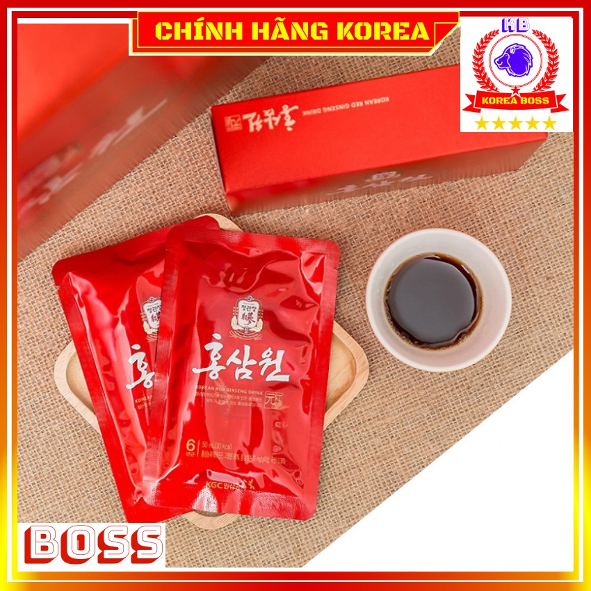 Nước hồng sâm chính phủ, nước sâm KGC thượng hạng hàn quốc hộp 30 gói, Korea Boss