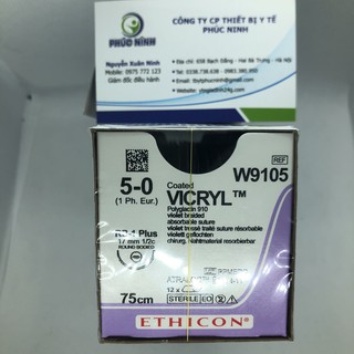 Chỉ phẫu thuật tự tiêu Vicryl 5/0 [Giá 1 sợi]
