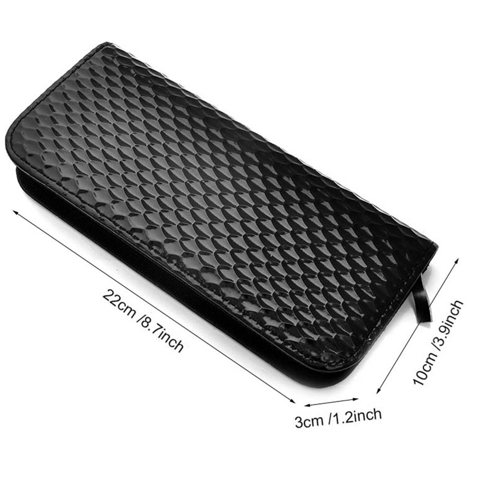 Túi da PU SKJK đựng kéo cắt tóc chống thấm nước tiện dụng