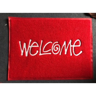 Thảm cửa chữ Welcome size 60x80cm