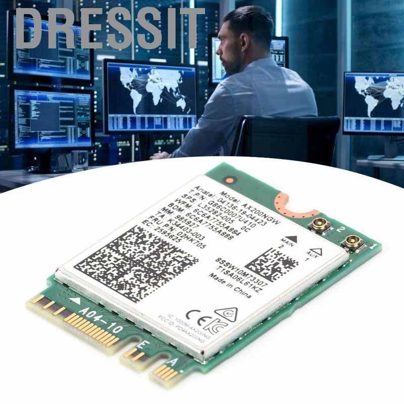 Thẻ mạng AX200NGW WIFI 6 2 dải 5Gbps 802.11ax NGFF cho Bluetooth 5.1 | BigBuy360 - bigbuy360.vn