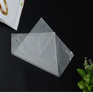 Túi zip lụa mờ, túi zip khóa kéo đựng đồ cá nhân