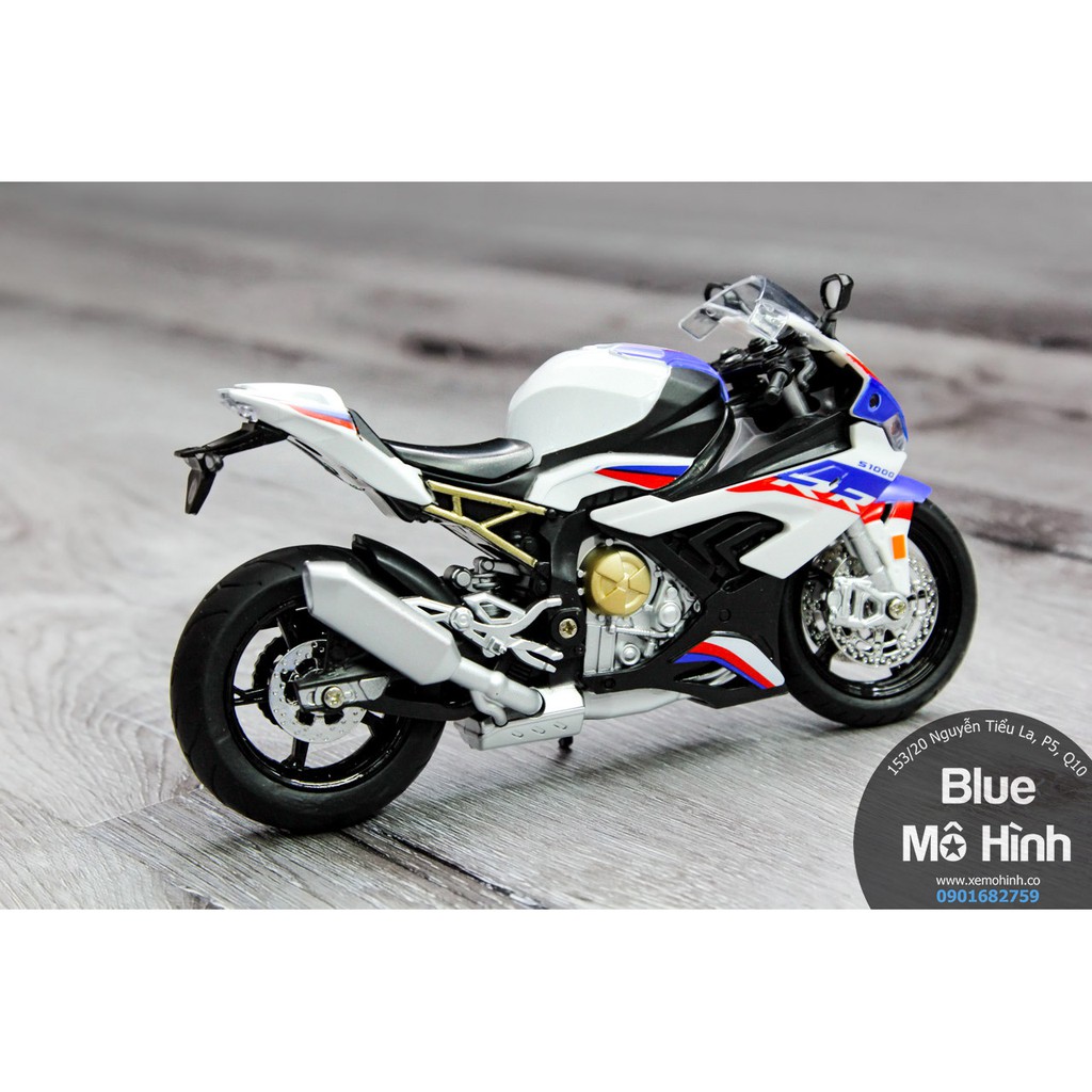 [Mã SKAMPUSHA7 giảm 8% tối đa 50K đơn 250K] Xe mô hình mô tô BMW S1000RR New 1:12