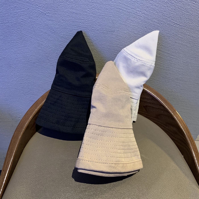 Nón tai bèo vành rộng che nắng màu sắc đơn giản phong cách retro Hàn Quốc 22004