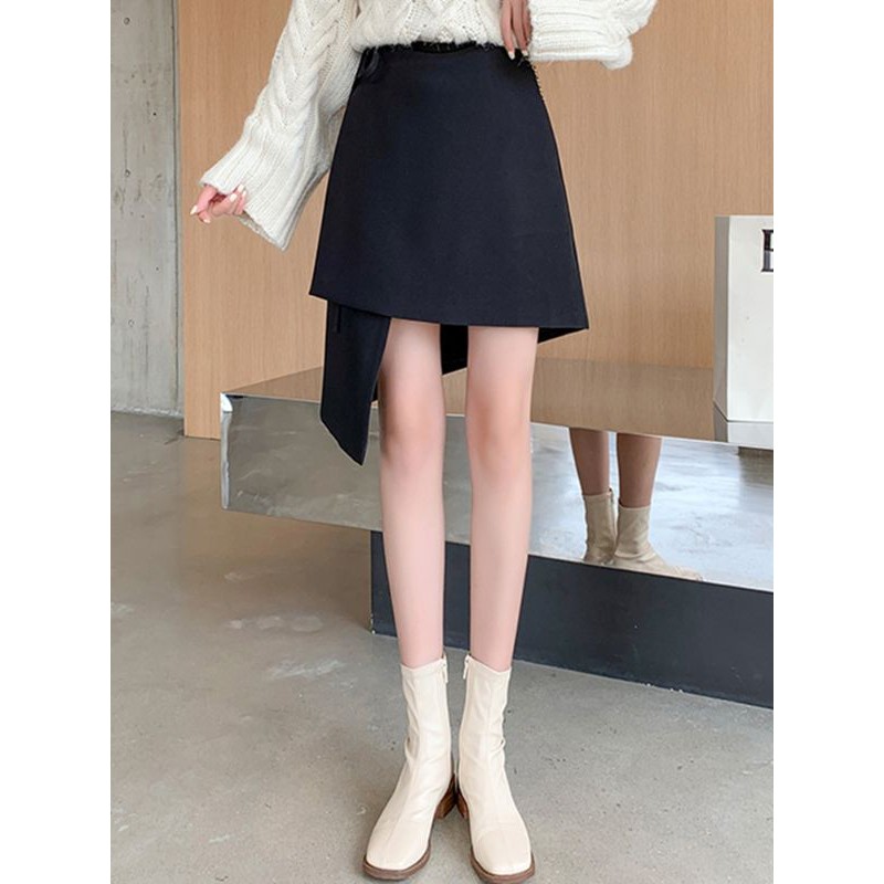 (BIG SIZE) chân váy chữ A lệch tà che đùi | BigBuy360 - bigbuy360.vn