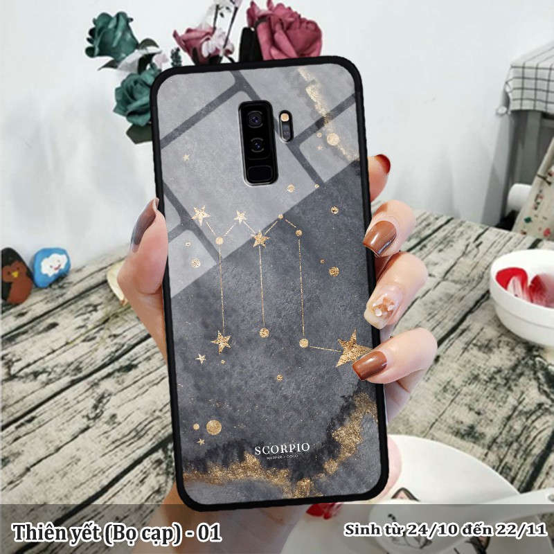 Ốp kính Samsung S9 Plus in cung hoàng đạo