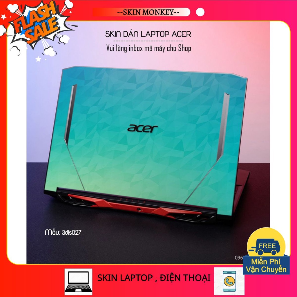 Dán decal cho các dòng Laptop Acer in màu Gradient cực đẹp - bán chạy