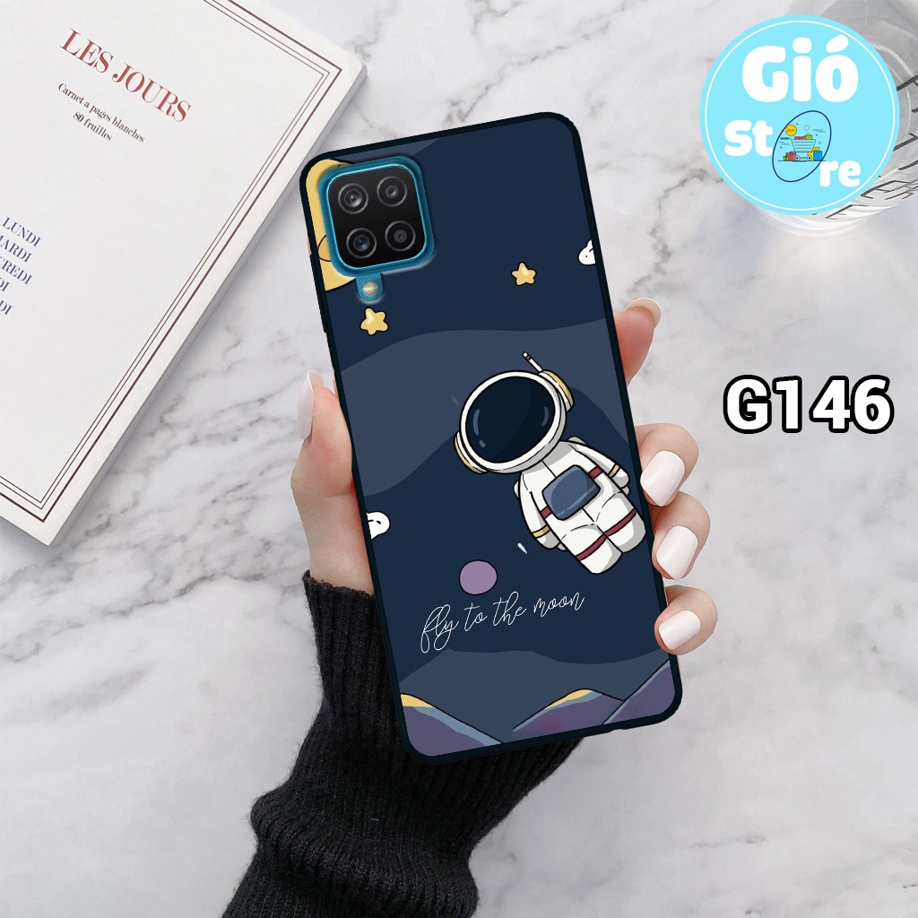 Ốp lưng SAMSUNG A12/ A22 4G/ M12/ M22 - Ốp điện thoại SAMSUNG in hình vũ trụ,phi hành gia,lưng nhựa cứng viền dẻo