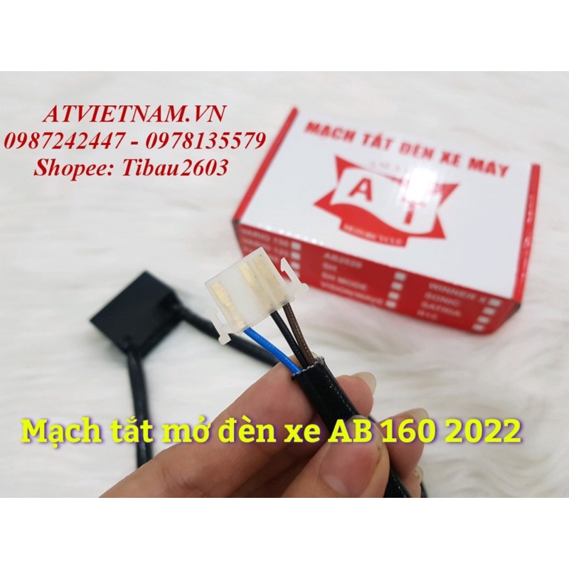 Mạch tắt mở đèn chính xe AB 160 đời 2022