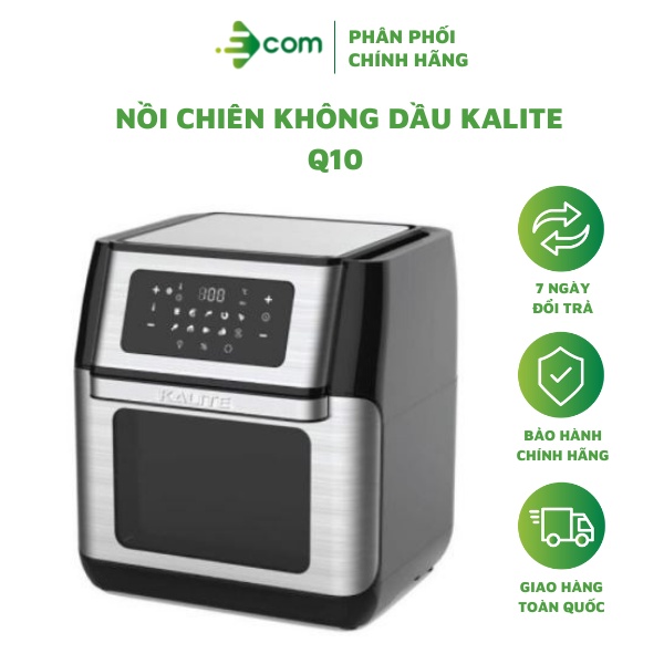 [Mã ELHADEV giảm 4% đơn 300K] Nồi chiên không dầu đa chức năng Kalite Q10 10L - Hàng chính hãng bảo hành 12 tháng