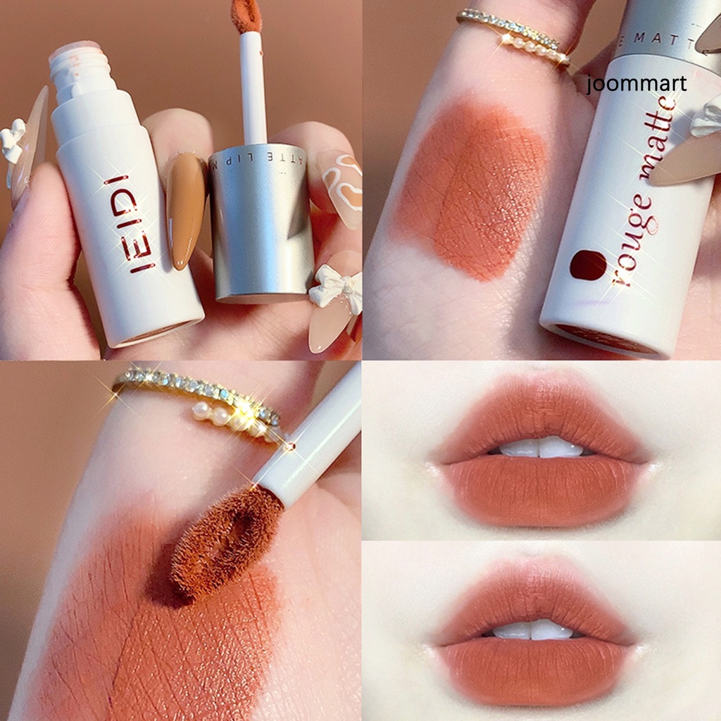 【JM】Matte Lipstick Velvet Texture Waterproof Longwearing Non-Stick Cup Liquid Lipstick for Beauty