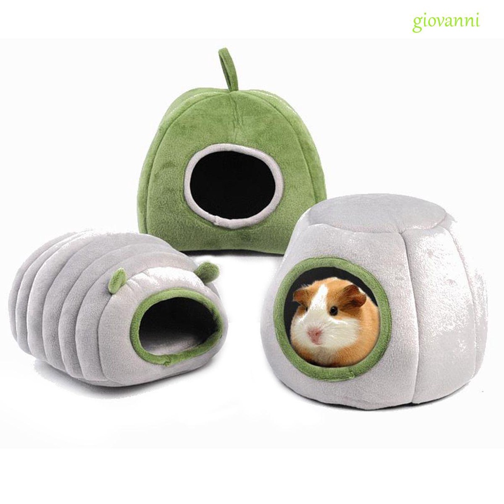 Giường ngủ lông nhung ấm áp nhiều màu sắc dành cho thú cưng nhỏ chuột lang hamster