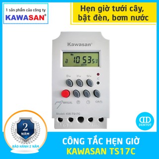 Công tắc hẹn giờ tưới cây, đèn sân vườn, bơm nước Kawasan TS17C