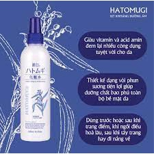 Xịt khoáng dưỡng ẩm chiết xuất ý dĩ Hatomugi 250mL