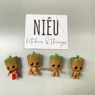 Nam châm dán hít dính trang trí tủ lạnh hình cây Groot