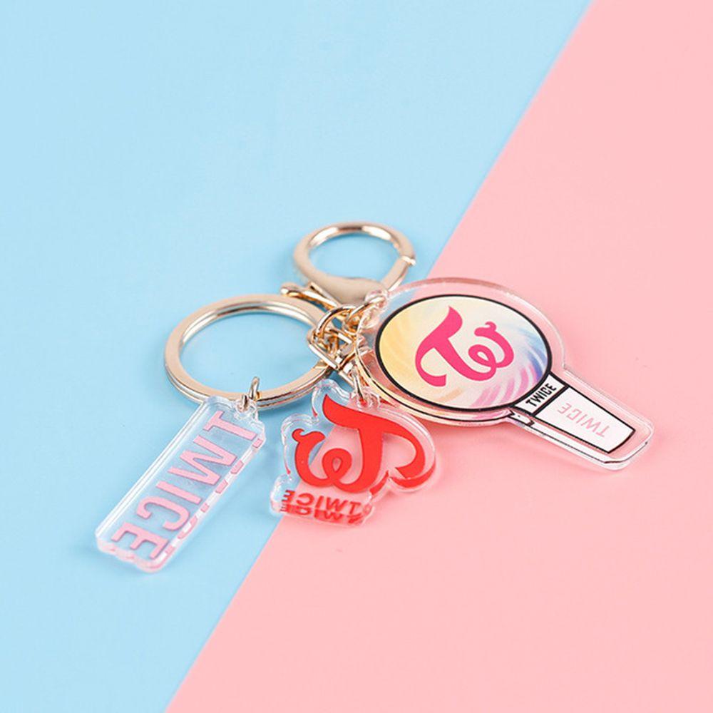 Móc Khóa Acrylic Họa Tiết Nhóm Nhạc TWICE BT21 BTS GOT7 BLACKPINK EXO KPOP