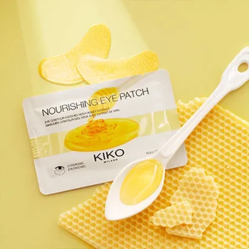 Mặt nạ KiKo chuyên biệt chiết xuất mật ong dưỡng vùng da dưới mi mắt dùng 1 lần