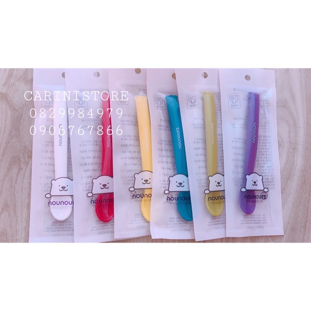 Thìa silicone Nounours