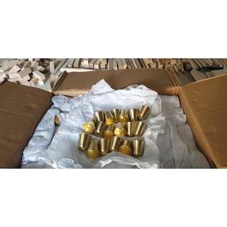 Bọc chân giả đồng cao 37mm - trang trí chân bàn ghế phong cách Châu Âu