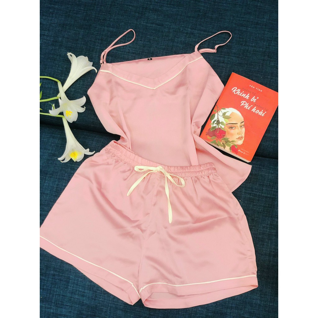 [HÀNG CAO CẤP] Bộ Pijama Lụa SATIN Nữ Cao Cấp, Bộ Đồ Ngủ Nữ Mùa Hè 7LUCKY