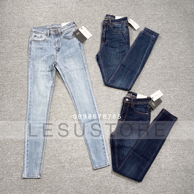 ẢNH TỰ CHỤP Skinny jeans trơn dài 94cm