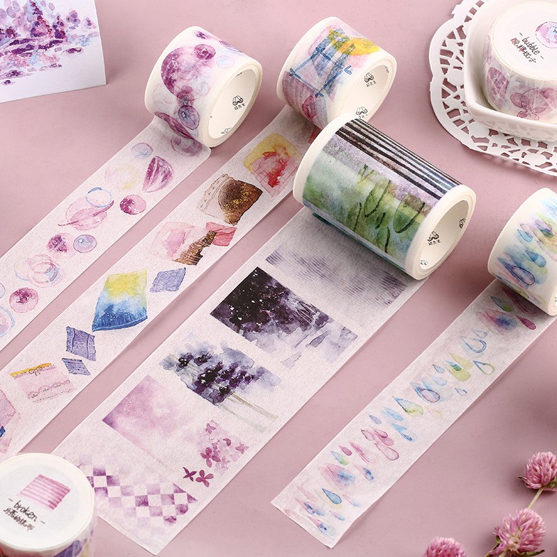 Băng dính washi tape trang trí planner WST131