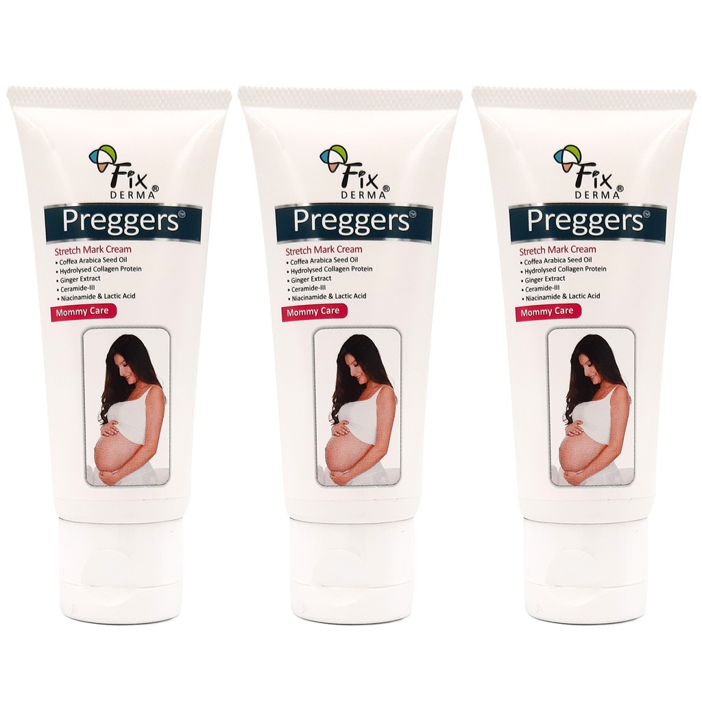 Kem Mờ Vết Rạn Da Cho Bầu Và Mẹ Cho Con Bú Fixderma Preggers Stretch Mark Cream 60g