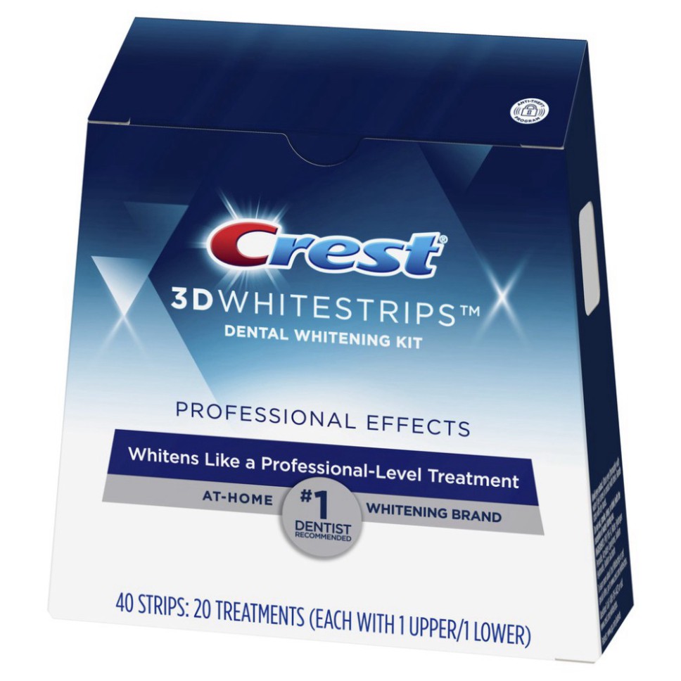 Miếng Dán Trắng Răng Crest 3D White Dòng Professional Effects A14