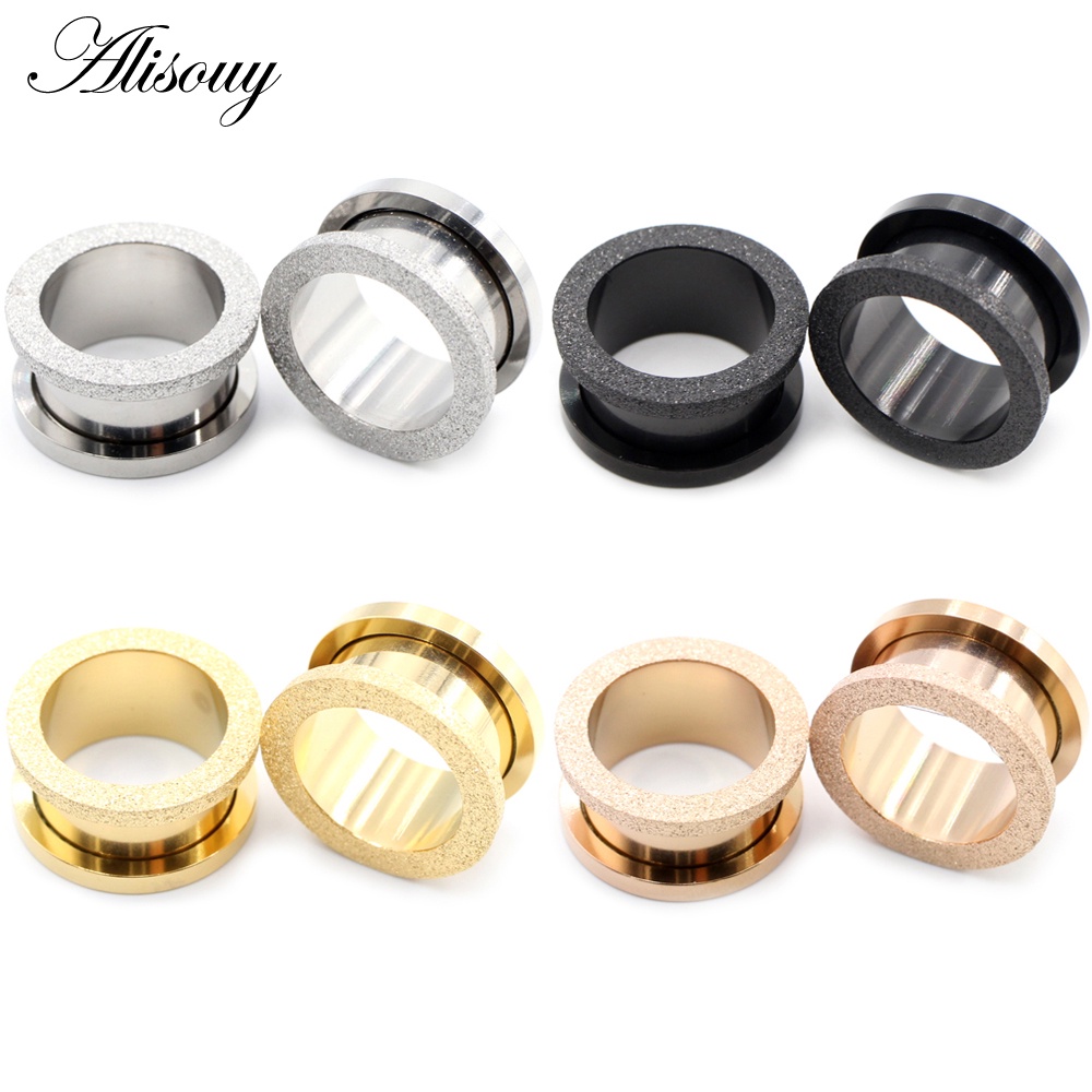 Khuyên Nong Tai Bằng Bạc / Vàng Hồng Lấp Lánh 2 Cái 6-25mm