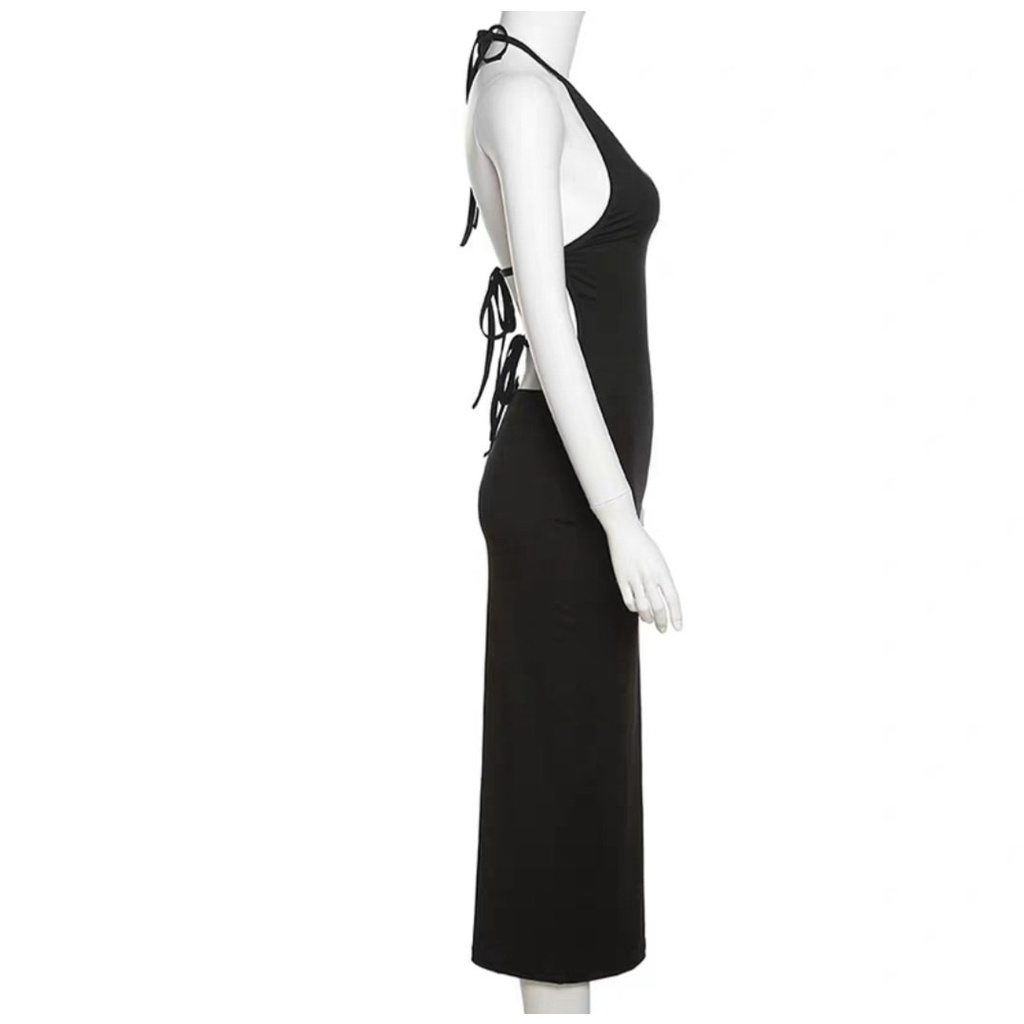 Đầm BODY thắt dây hở lưng tôn dáng sexy
