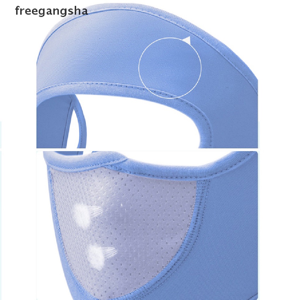 [FREG] Summer Ice Silk Face Balaclava Full Cover Summer Sun Ultra UV Protection Thin FDH