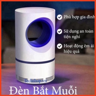 Đèn bắt muỗi hình trụ cổng Usb - Máy bắt muỗi ruồi thông minh công nghệ đèn Led