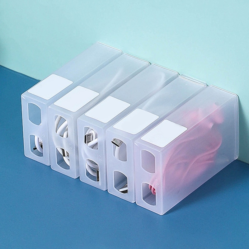 Bộ 5 Dây Cáp Tai Nghe Trong Suốt Chống Thấm Nước Ốp