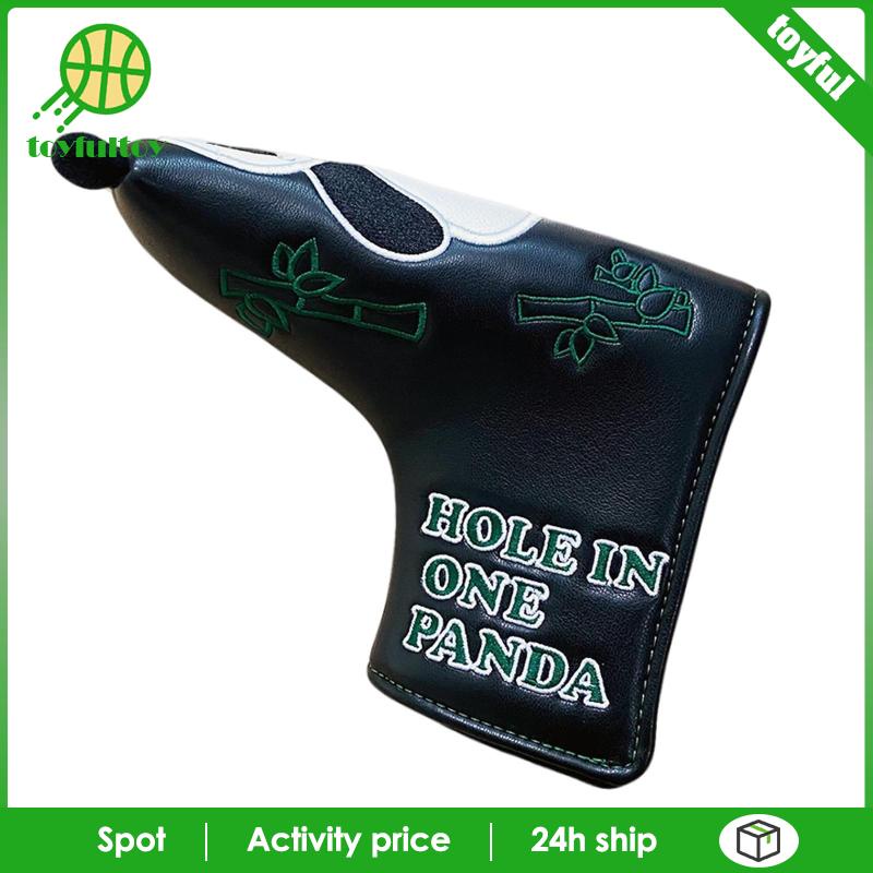 Vỏ Bọc Đầu Gậy Đánh Golf Bằng Da PU Thêu Họa Tiết Gấu Trúc Vui Nhộn Dễ Sử Dụng Cho Nữ